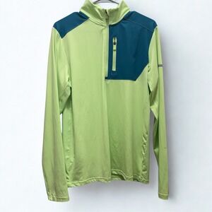 Tek Gear‎ Women's Athletic Quarter Zip Pullover Long Sleeve Top Size S
